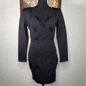 Shop17 Knee Length Pencil Skirt Dress Women's Medium Black Casual NWT